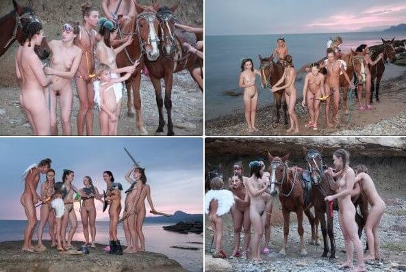 Mystical Horsey Riders Series photos Nudism naturism club