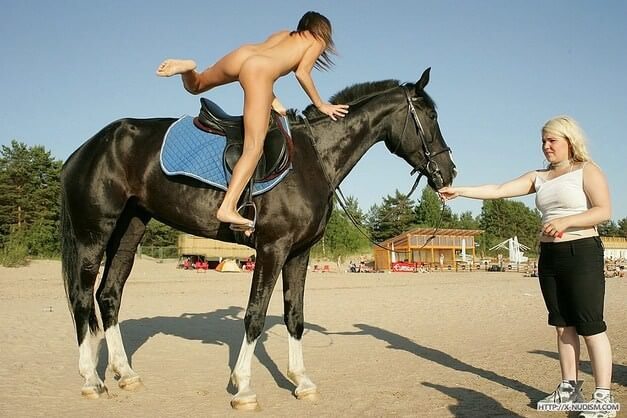 Ride on horseback Nudism naturism club