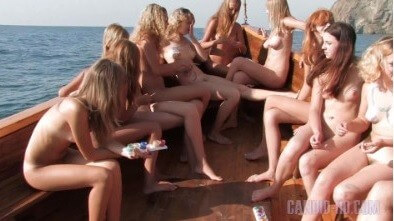 Candid HD: Nudist Boat Cruise Full HD video Nudism naturism club