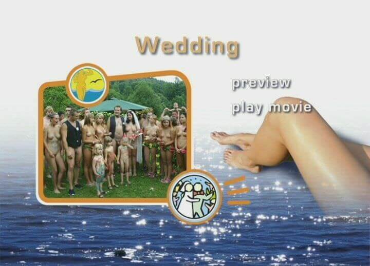 A wedding in a nudist collective Nudism naturism club