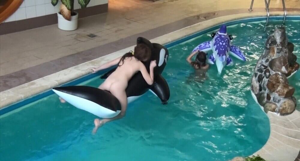 Naturism in the pool Full HD Nudism naturism club