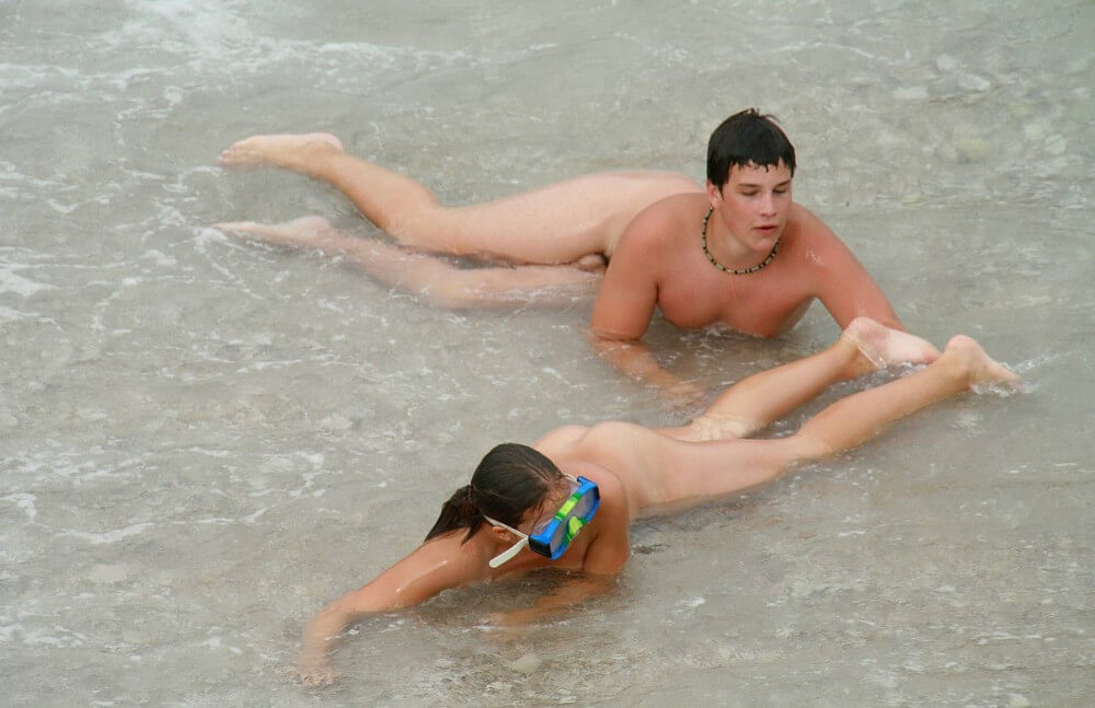 Wading In The Shallows pics Nudism naturism club