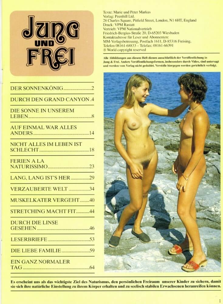 Jung und Frei Nr 76 Nudism naturism club