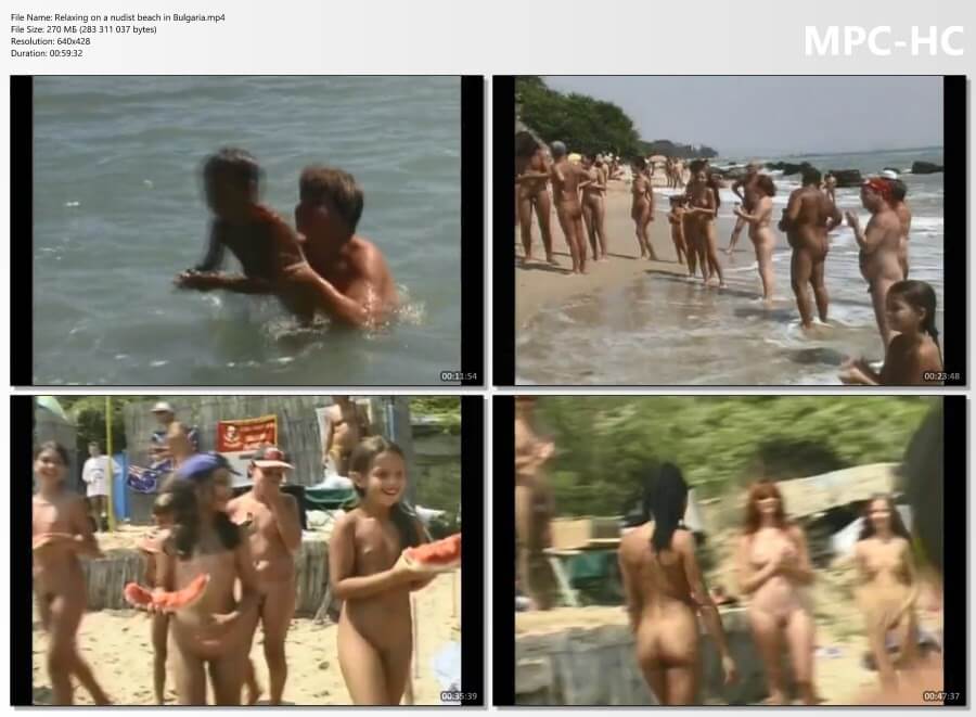 Relaxing on a nudist beach in Bulgaria Nudism naturism club