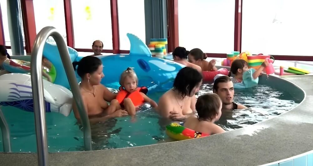 Indoor Swim Exercise Nudism naturism club