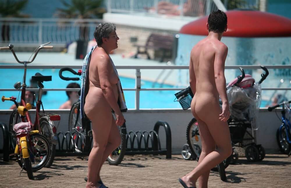Sun-Soaked Sidewalk pics Nudism naturism club