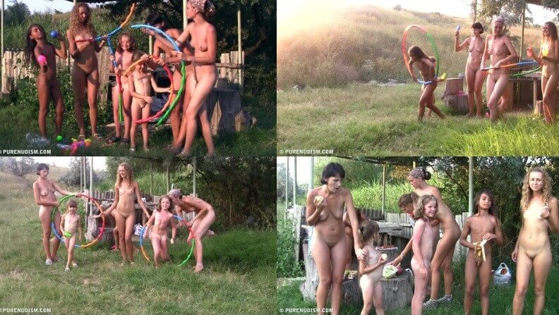 Countryside lounging 2 Full HD video Nudism naturism club