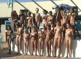 Junior Miss Pageant France video 2 Nudism naturism club