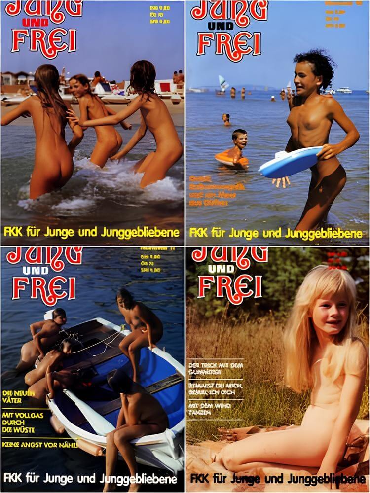 Jung und Frei Nr 9-12 Nudism naturism club