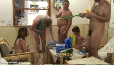 Pool jacuzzi and paints Full HD Nudism naturism club