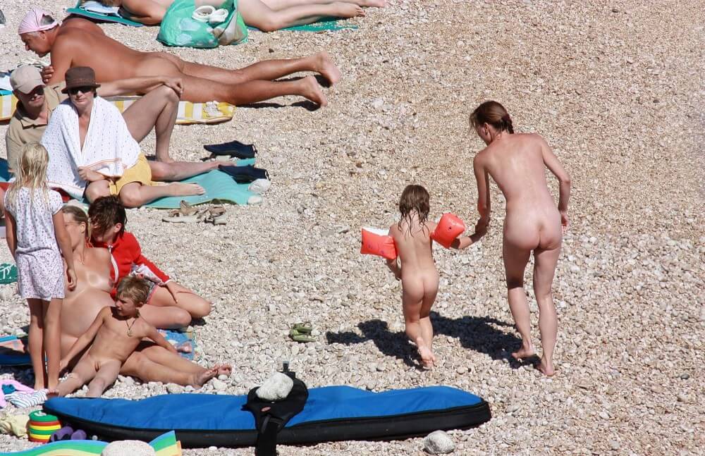 Orange Floaty Safety First Naturist pics Nudism naturism club