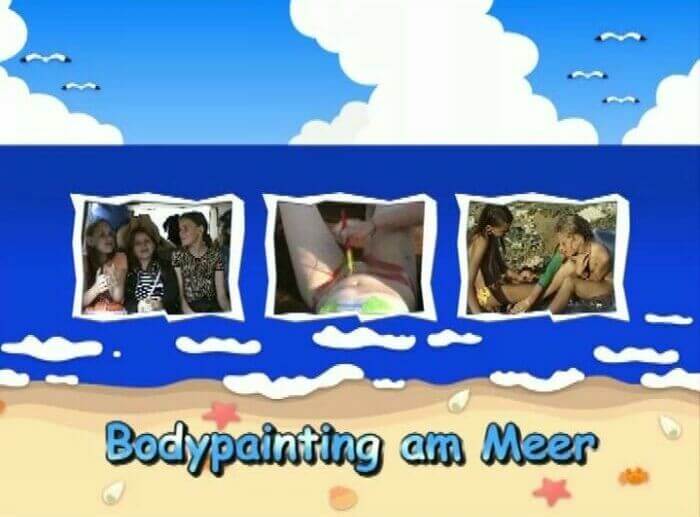 Naturistin: Bodypainting am Meer Nudism naturism club
