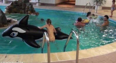 Naturism - Indoor dolphin ride Full HD upd Nudism naturism club